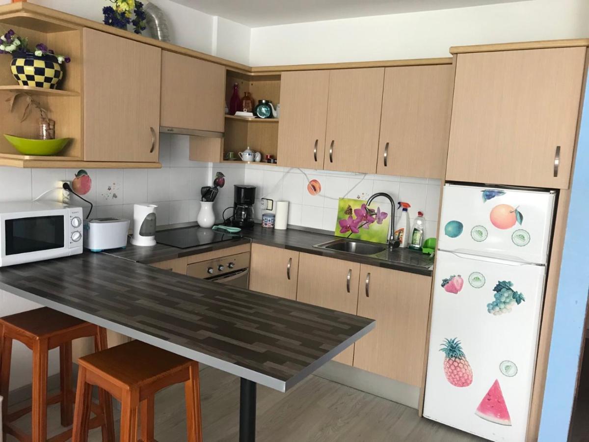 First Line Beach Apartment With Ocean View La Arena Puerto de Santiago  Buitenkant foto